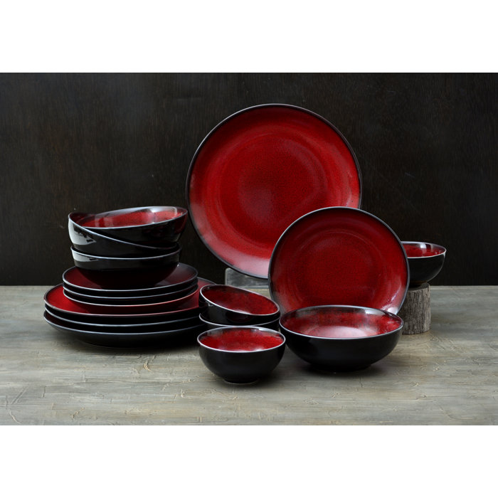 Sango Soma Stoneware Dinnerware Set of 16 & Reviews Wayfair